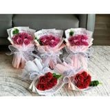 (Lẻ Đàu Bông) Hoa Hồng Nhũ Kim Tuyến, Hoa Sáp, Để Làm Quà Tặng, Bó Hoa, Lọ Hoa Để Bàn. 