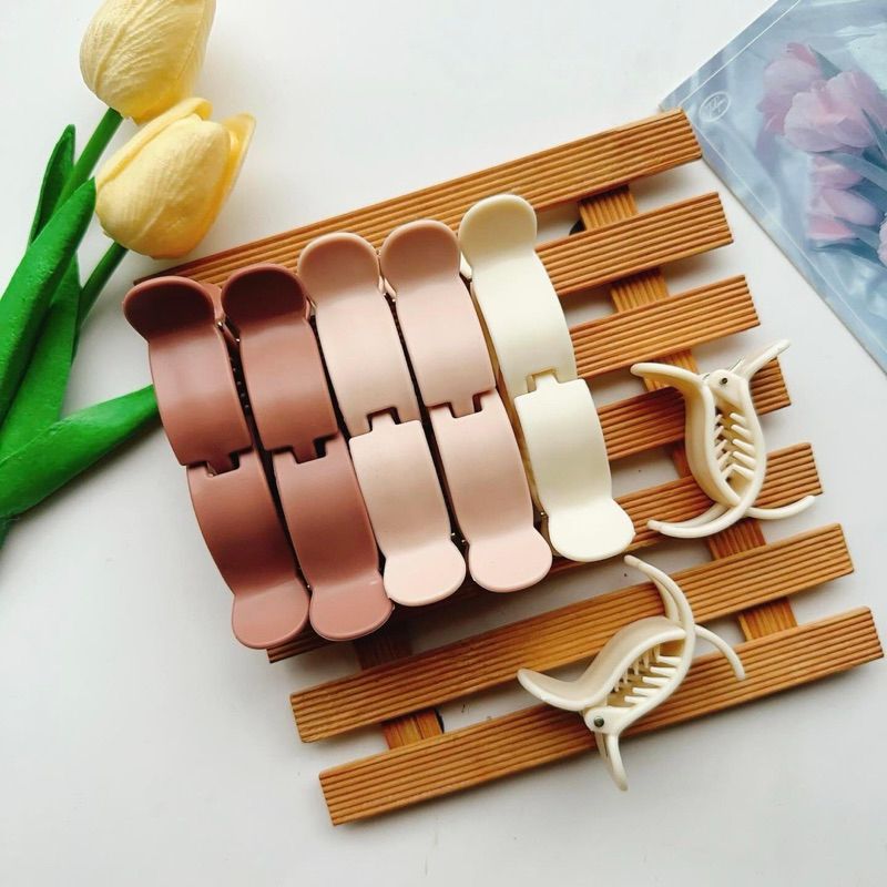  (Sỉ) Set 12 Kẹp Càng Cua 3 Răng 5 Răng Bền Đẹp Giá Rẻ Bèo Đủ Màu 