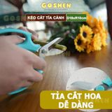  (18x10cm) Kéo Cắt Cành, Dụng Cụ Làm Vườn, Tối Ưu Giảm Lực Tay, Màu Sắc Hiện Đại, Dễ Sử Dụng Cắt Tỉa Hoa 