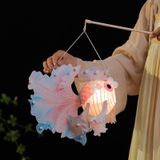  Lồng Đèn Cá Chép Tự Làm, Lồng Đèn Handmde Đầy Đủ Phụ Kiện Ngọc Trai, Đèn Led 