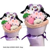  Bó Hoa Thú Nhồi Bông, Bó Hoa Gấu Bông Dễ Thương Cao Cấp 