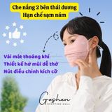  Khẩu Trang Vải Chống Tia UV, Chống Nắng Cao Cấp UPF50+ Thoáng Khí Ôm Trọn Mặt 