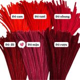  (Sỉ Bó 40s-100s) Sợi Kẽm Nhung Dày-Chất Kẽm Đẹp Làm Hoa, Làm Đồ Handmade 