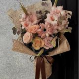  (50x70cm) Giấy Gói Hoa Nghệ Thuật Rơm Retro - DIY 