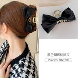  Kẹp Tóc Đính Nơ Lụa Cao Cấp Sang Trọng Đơn Giản 