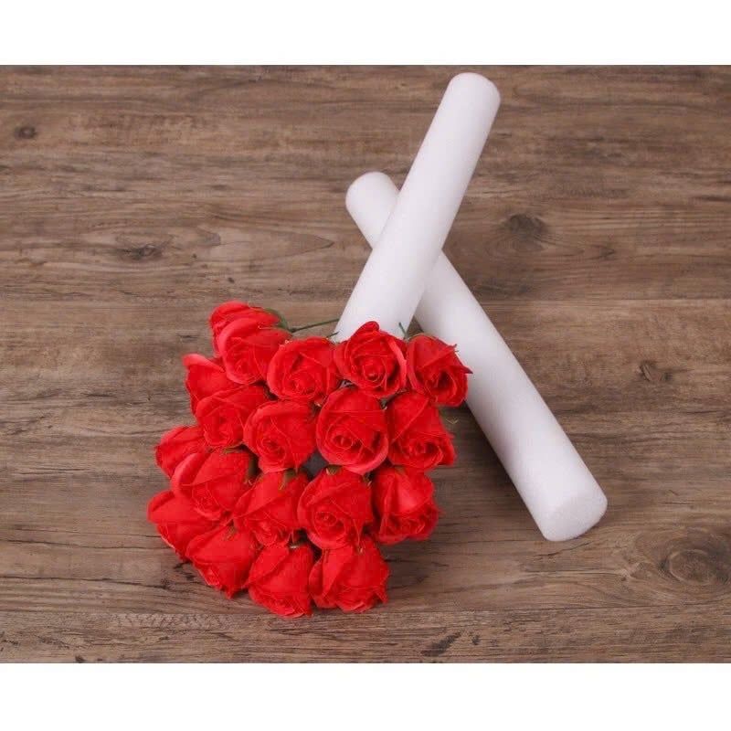  [50cm ] Cây Mút Xốp Tròn Cắm Hoa Sáp Hoa Giấy Nhún - Phụ Kiện Hoa, Phụ Kiện Hanmade 