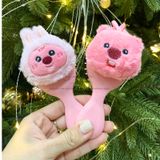  Gương Lược Tròn Mini Charm Hoạt Hình Cute 