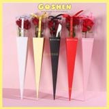 Hộp Mika Đựng 1 Bông Hoa ,Vỏ Hộp Mica Hoa Đơn, Vỏ Hộp Meka Decan, 1 bông hoa sáp, hoa lụa 