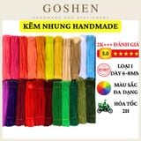  Kẽm Nhung Loại 1 Dày Đẹp Làm Hoa, Làm Đồ Handmade 