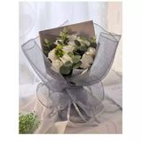  (50cm x 1 mét) Cuộn Lưới Kim Tuyến, Lưới Ánh Kim Gói Hoa, Trang Trí Giỏ Quà, Cây Thông Noel 