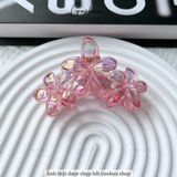  Kẹp Hoa Sứ Càng Cua 3 Hoa Hologram Cao Cấp Hàn Quốc 