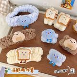  Băng Đô Cổ Tay Rửa Mặt Chống Ướt Áo Hoạt Hình Dễ Thương 