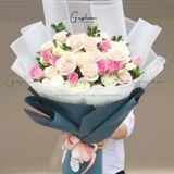  (58cm x 58cm) Giấy Bóng Mờ Trơn. Gói Hoa Gói Quà Dày Dặn 