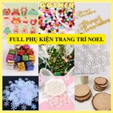  Charm Bông Tuyết, Charm Hạt Ngọc, Chuông, Hộp Quà Phụ Kiện Trang Trí Noel, Giáng Sinh 