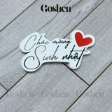  (Lẻ 1 cái) BANNER Theo Even, Nhiều Mẫu Mã, Dày, Cứng Cáp 12cm. 