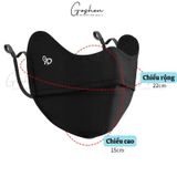  Khẩu Trang Vải Chống Tia UV, Chống Nắng Cao Cấp UPF50+ Thoáng Khí Ôm Trọn Mặt 