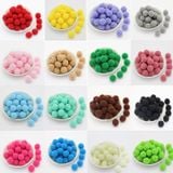  Pom Pom Cục Bông Hàng Đẹp Dùng Trang Trí, Làm Đồ Handmade Nhiều Kích Cỡ 