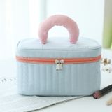  Túi Đựng Mỹ Phẩm Vải Chống Thấm Trơn Màu Hiện Đại Nhiều Ngăn 