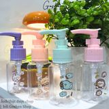  Chai Lọ Chiết Mỹ Phẩm 50ml Du Lịch Tiện Lợi Có Khóa Chống Đổ 