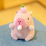  Móc Khóa Gấu Bông Capybara, Labubu Bông Mềm Siêu Dễ Thương 