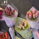  (Ngang 25cm) Cuộn Lưới Ô Vuông Gói Hoa, Qùa Cao Cấp. 