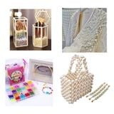  Hạt Nhựa Ngọc Trai Sáng Đẹp Nhiều Size Trang Trí Handmade 