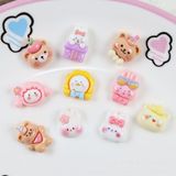  (Tặng Keo) Charm 3D, sticker, jibbitz DIY trang trí kẹp tóc, bình nước, ốp lưng điện thoại 