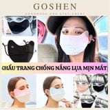  Khẩu Trang Vải Chống Tia UV, Chống Nắng Cao Cấp UPF50+ Thoáng Khí Ôm Trọn Mặt 