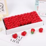  (Lẻ Đầu Bông) Hoa Hồng Sáp Thơm 3 Lớp Cao Cấp Nhiều Màu Sắc 