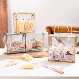  Hộp Mica Trong Suốt, Hộp Nhựa Trong Suốt Lớn 20cm Cắm Hoa Đựng Quà Tặng, Bánh Kẹo. 