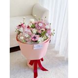  (58*58cm) Giấy Satin Gói Hoa Mờ Đặc Cao Cấp Không Thấm Nước, Màu Đẹp Sắc Nét. 