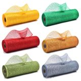  (50cm x 1 mét) Cuộn Lưới Kim Tuyến, Lưới Ánh Kim Gói Hoa, Trang Trí Giỏ Quà, Cây Thông Noel 