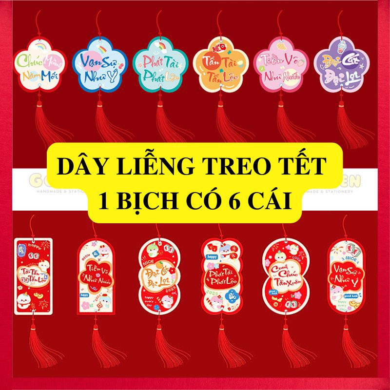  Phụ Kiện Trang Trí Tết, Đào Đông, Hoa Trạng Nguyên, Dây Treo, Liếng Treo Tết Các Loại 