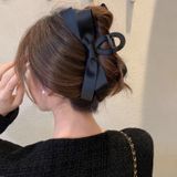  Kẹp Tóc Đính Nơ Lụa Cao Cấp Sang Trọng Đơn Giản 