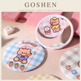  Gương Bỏ Túi Mini Hoạt Hình Dễ Thương Tiện Lợi 