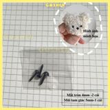  Lẻ Phụ Kiện Măt - Mũi - Miệng - Mặt Kính - Nờ - Chuông - Charm. Đồ Decor Cho Handmade 