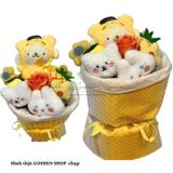  Bó Hoa Thú Nhồi Bông, Bó Hoa Gấu Bông Dễ Thương Cao Cấp 