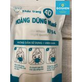  (1 túi 10 cái) Khẩu Trang Kháng Khuẩn 4D Hoàng Dũng Mask KF94 