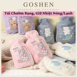  Túi Chườm Bụng, Túi Giữ Nhiệt Nóng Lạnh 500ml Dễ Thương Dày Dặn 