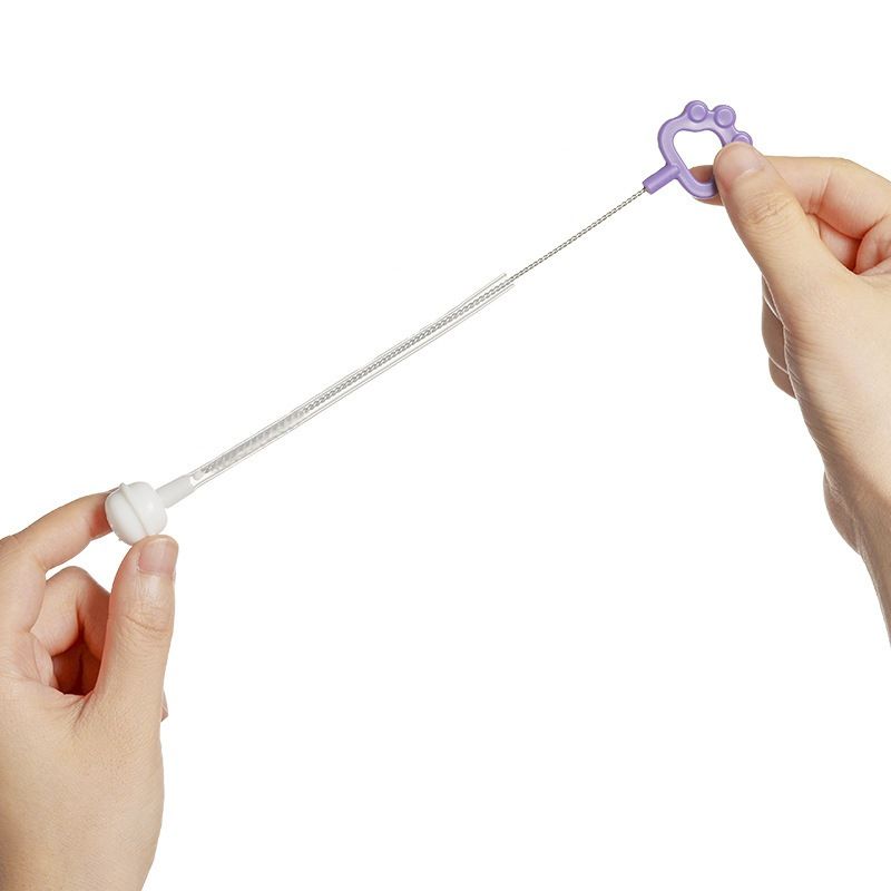  Que Cọ Rửa Ống Hút 3 trong 1, Vệ Sinh Ống Hút Bình Sữa, Bình Nước Cao Cấp 