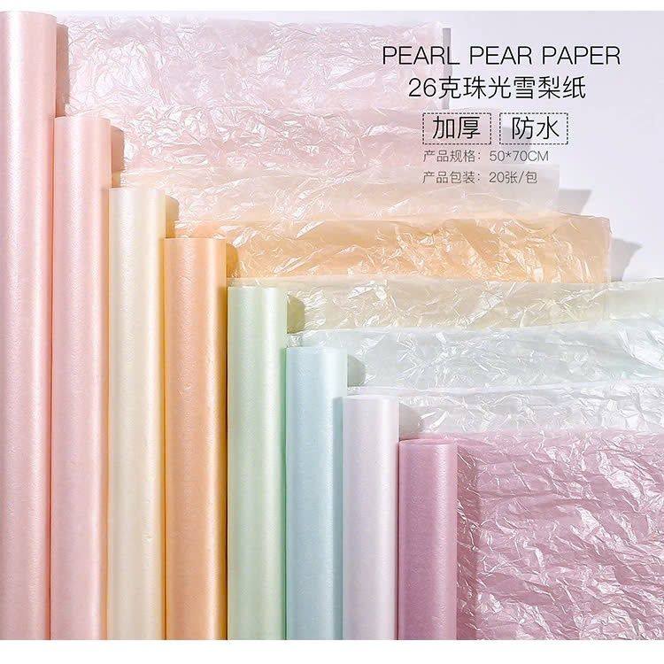  ( 50*70cm) Giấy Mếch Nến Ánh Ngọc, Không Thấm Nước 