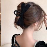  Kẹp Tóc Đính Nơ Lụa Cao Cấp Sang Trọng Đơn Giản 