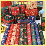  Giấy Gói Hoa, Giấy Gói Quà Hoạ Tiết Noel Cao Cấp, Dày Dặn 