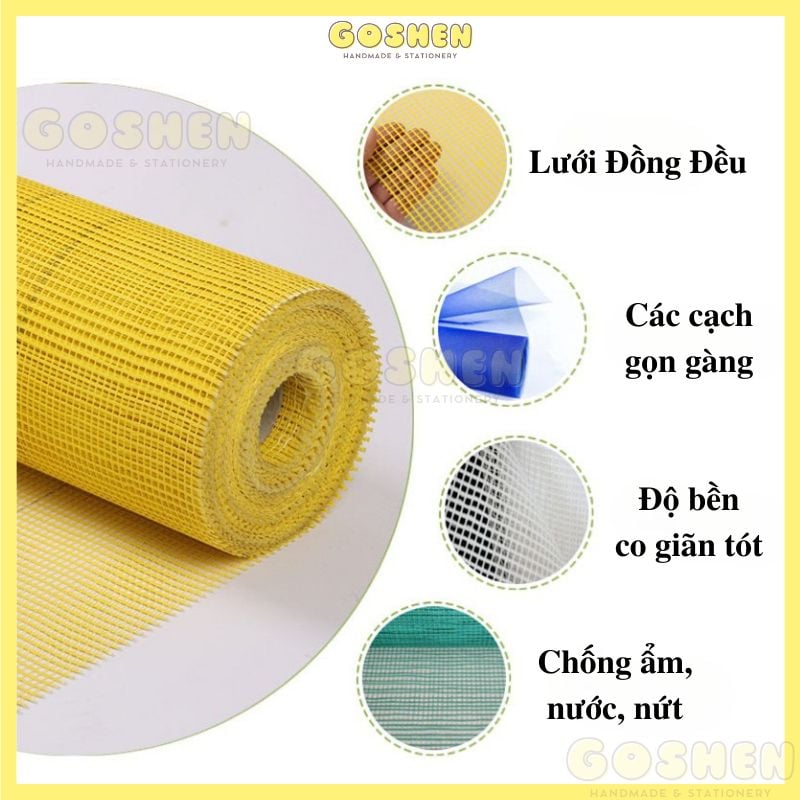 (50cm x 1mét) Cuộn Lưới Thô, Lưới Ô Vuông Nhỏ, Lưới Cứng Gói Hoa, Trang Trí Giỏ Hoa, Giỏ Quà 