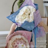  (38x49cm) Giấy Gói Hoa DÀY -  Hiệu Ứng Vân Đá -  Form Cứng - DIY 