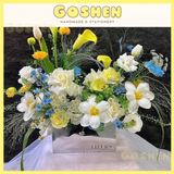 Túi Giấy Bạc Đựng Hoa, Quà Tặng Fleurs Hàn Quốc Cao Cấp, Sang Trọng 