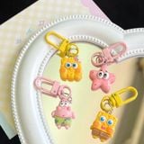  Móc Khóa Charm Mini Hoạt Hình, Móc Treo Balo, Túi Xách Cute Dễ Thương 