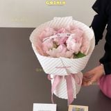  (60x60cm) Giấy Xốp Dập Nổi 3D Gói Hoa, Giấy Xốp Hàn Hạt Cao Cấp 