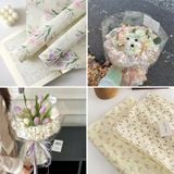  (50cm x 70cm - Khổ Lớn) Giấy Nến Hoạ Tiết Hoa Trang Trí Hộp Quà 