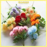  Đầu Bông Cúc Xù, Hoa Bingbong Trang Trí Giỏ Quà, Làm Handmade 